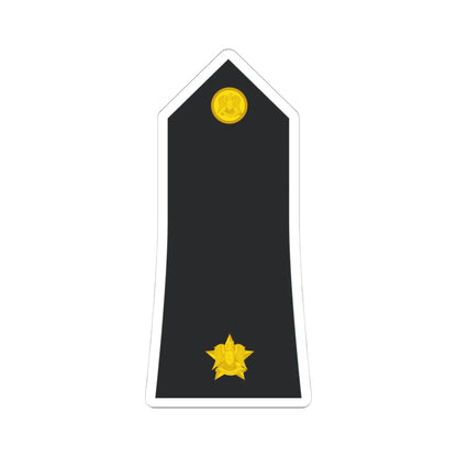 Syria Navy   OF01a (Syria) (Military Rank) STICKER Vinyl Kiss-Cut Decal 4 Inch White - The Sticker Space