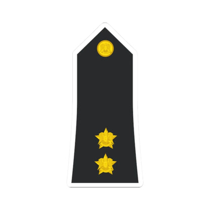 Syria Navy   OF01b (Syria) (Military Rank) STICKER Vinyl Kiss-Cut Decal 2 Inch White - The Sticker Space