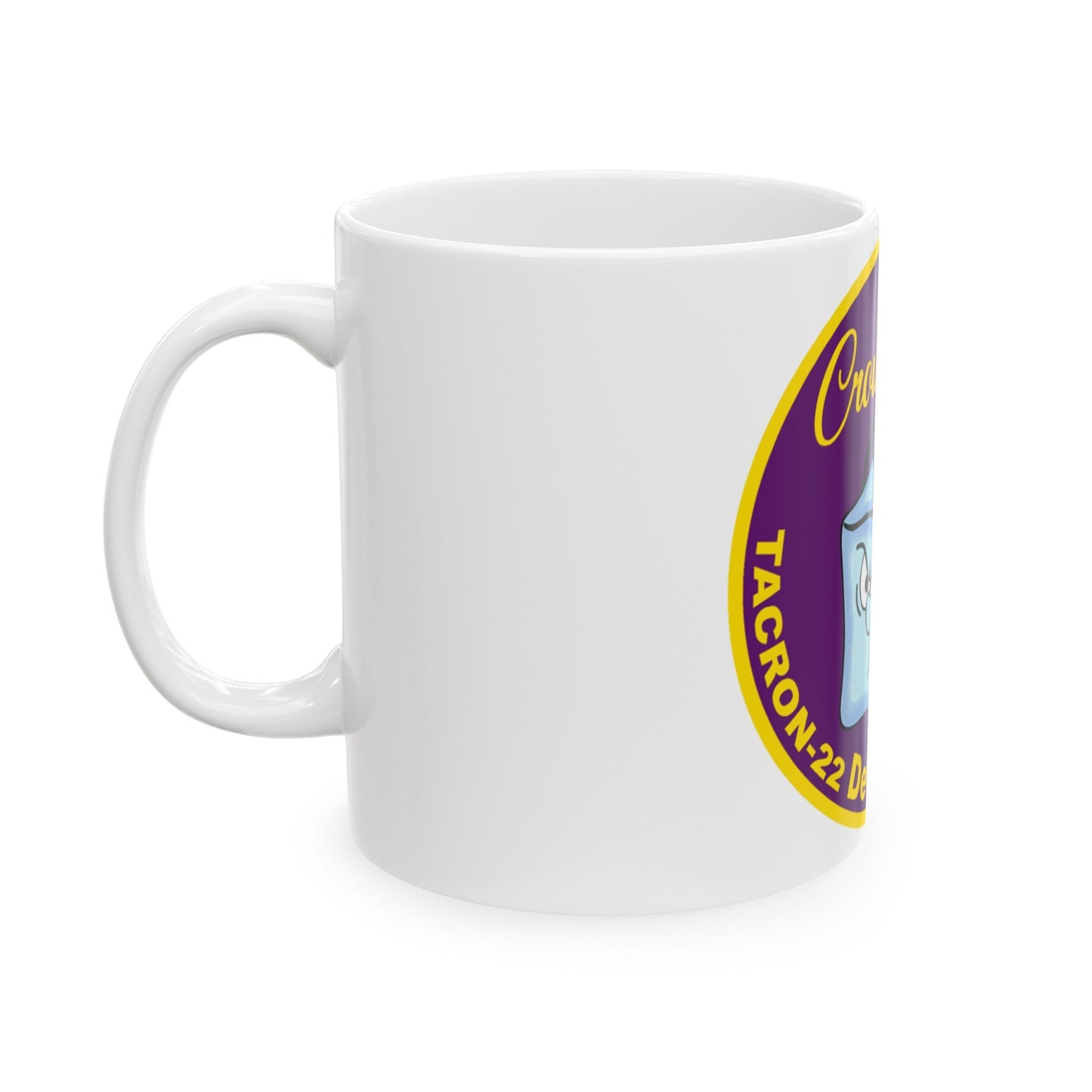 TACRON 22 Det ONE Crown Ice (U.S. Navy) White Coffee Mug-The Sticker Space