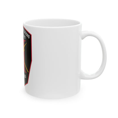 Tactical Communication Command Two (U.S. Navy) White Coffee Mug-The Sticker Space