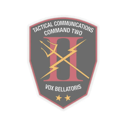 Tactical Communication Command Two (U.S. Navy) STICKER Vinyl Kiss-Cut Decal 3 Inch Transparent - The Sticker Space