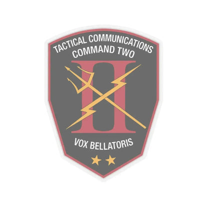 Tactical Communication Command Two (U.S. Navy) STICKER Vinyl Kiss-Cut Decal 6 Inch Transparent - The Sticker Space