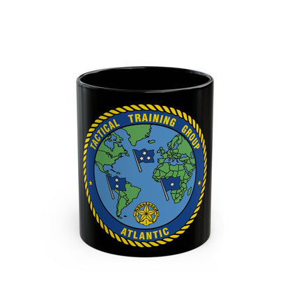 Tactical Training Grp Atlantic (U.S. Navy) Black Coffee Mug-11oz-The Sticker Space