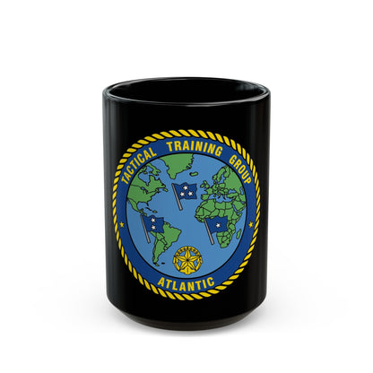 Tactical Training Grp Atlantic (U.S. Navy) Black Coffee Mug-15oz-The Sticker Space