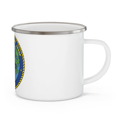 Tactical Training Grp Atlantic (U.S. Navy) Enamel Mug 12oz-12oz-The Sticker Space