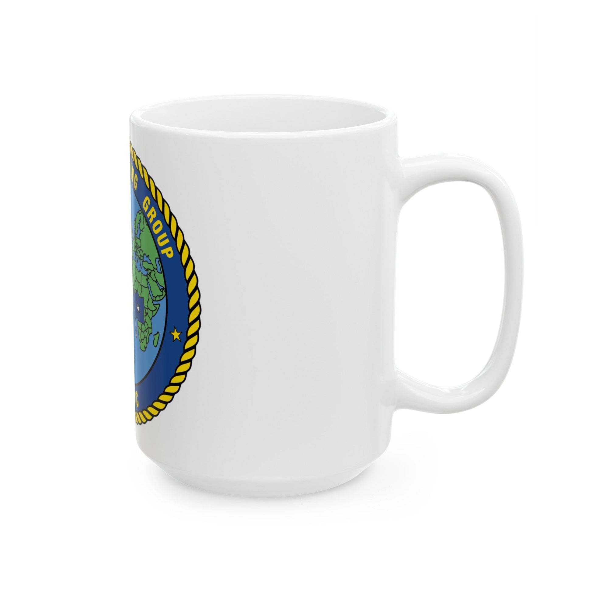 Tactical Training Grp Atlantic (U.S. Navy) White Coffee Mug-The Sticker Space