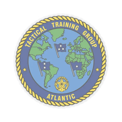 Tactical Training Grp Atlantic (U.S. Navy) STICKER Vinyl Kiss-Cut Decal 2 Inch Transparent - The Sticker Space