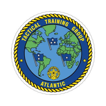 Tactical Training Grp Atlantic (U.S. Navy) STICKER Vinyl Kiss-Cut Decal 2 Inch White - The Sticker Space