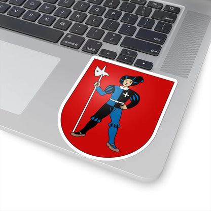 Tafers-coat of arms (Switzerland) (Coat of Arms) STICKER Vinyl Kiss-Cut Decal - The Sticker Space