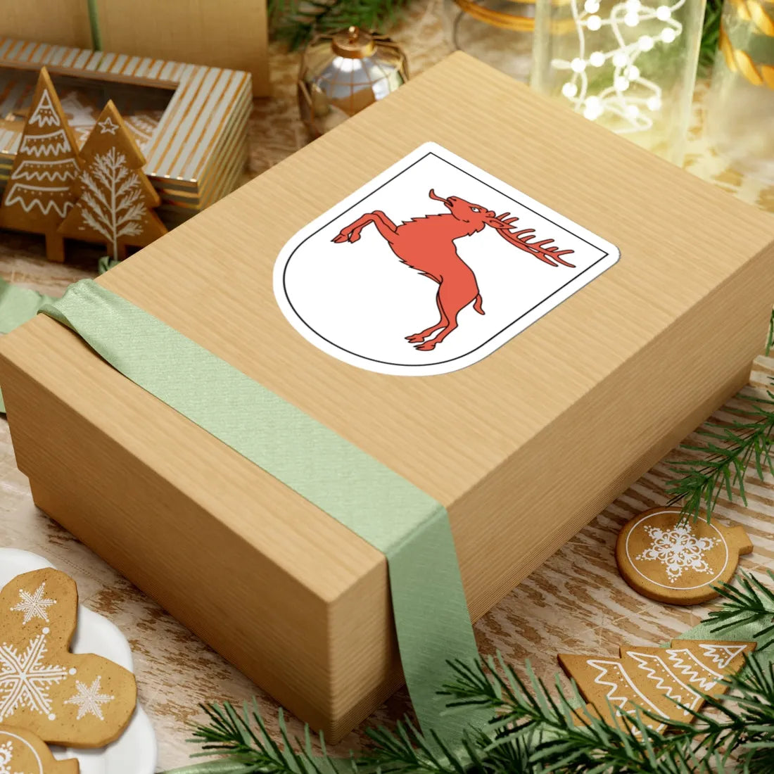 Tagelswangen coat of arms (Switzerland) (Coat of Arms) STICKER Vinyl Kiss-Cut Decal - The Sticker Space