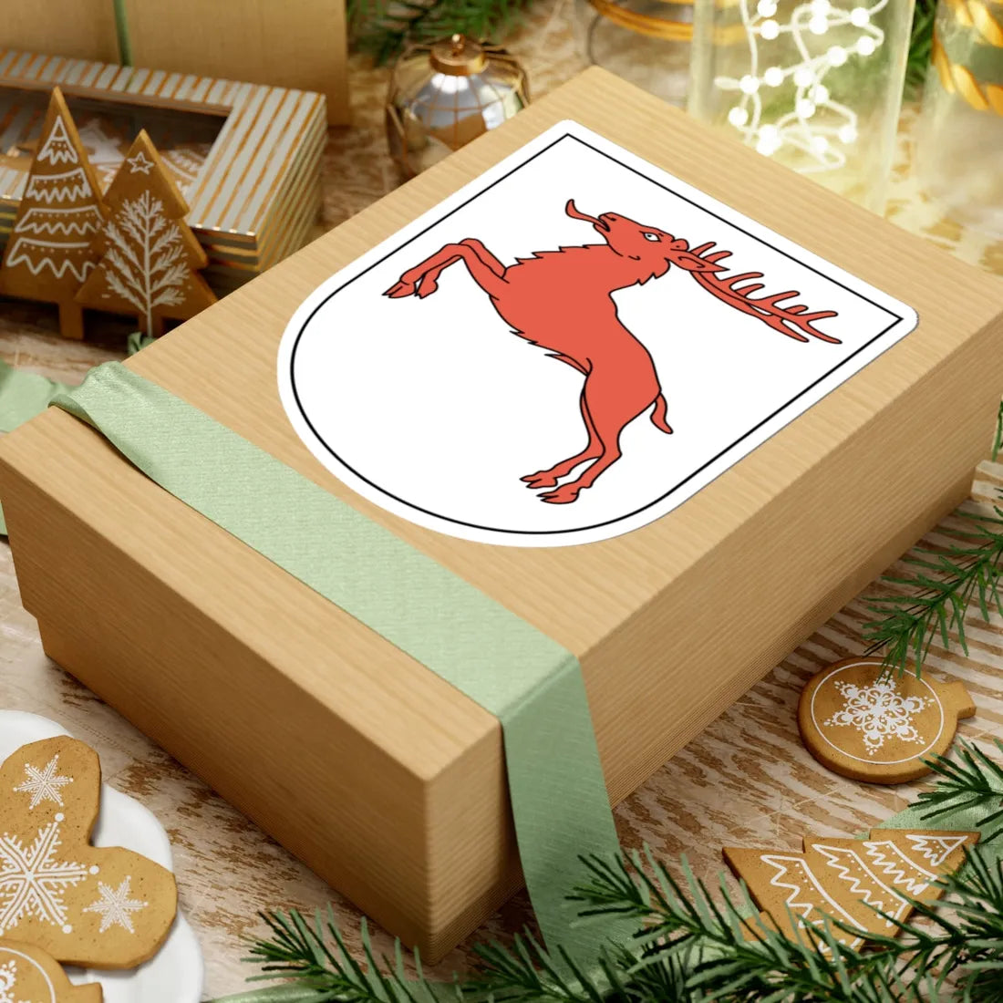 Tagelswangen coat of arms (Switzerland) (Coat of Arms) STICKER Vinyl Kiss-Cut Decal - The Sticker Space