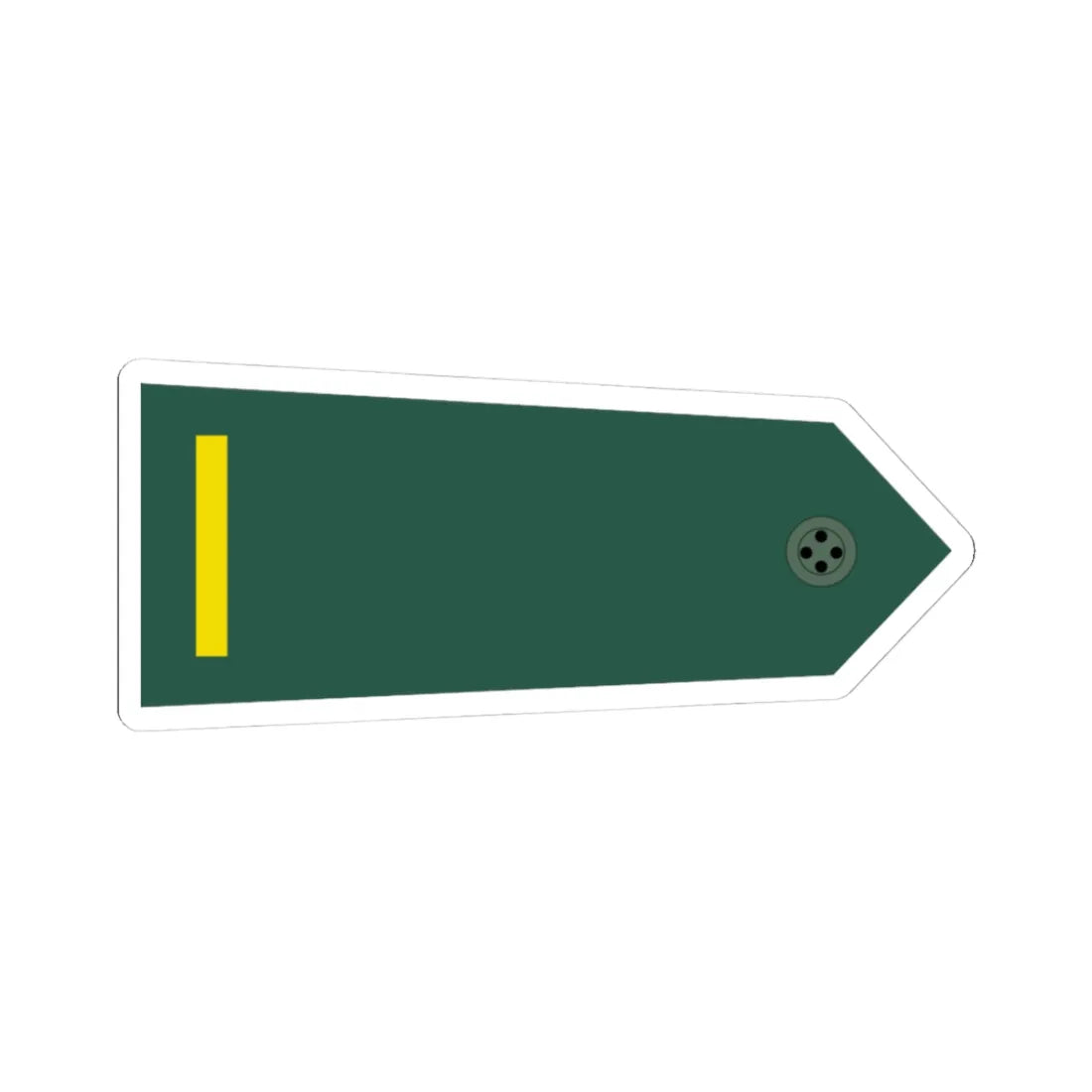 Taiwan army OF 1a H (China) (Military Rank) STICKER Vinyl Kiss-Cut Decal 3 Inch White - The Sticker Space