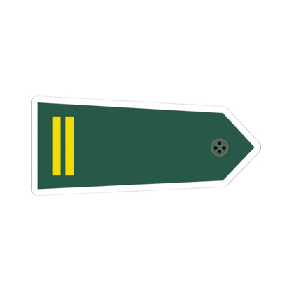 Taiwan army OF 1b H (China) (Military Rank) STICKER Vinyl Kiss-Cut Decal 3 Inch White - The Sticker Space