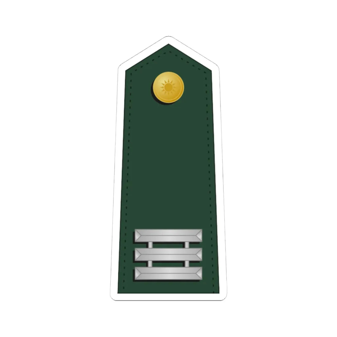 Taiwan army OF 2 1946 (China) (Military Rank) STICKER Vinyl Kiss-Cut Decal - The Sticker Space