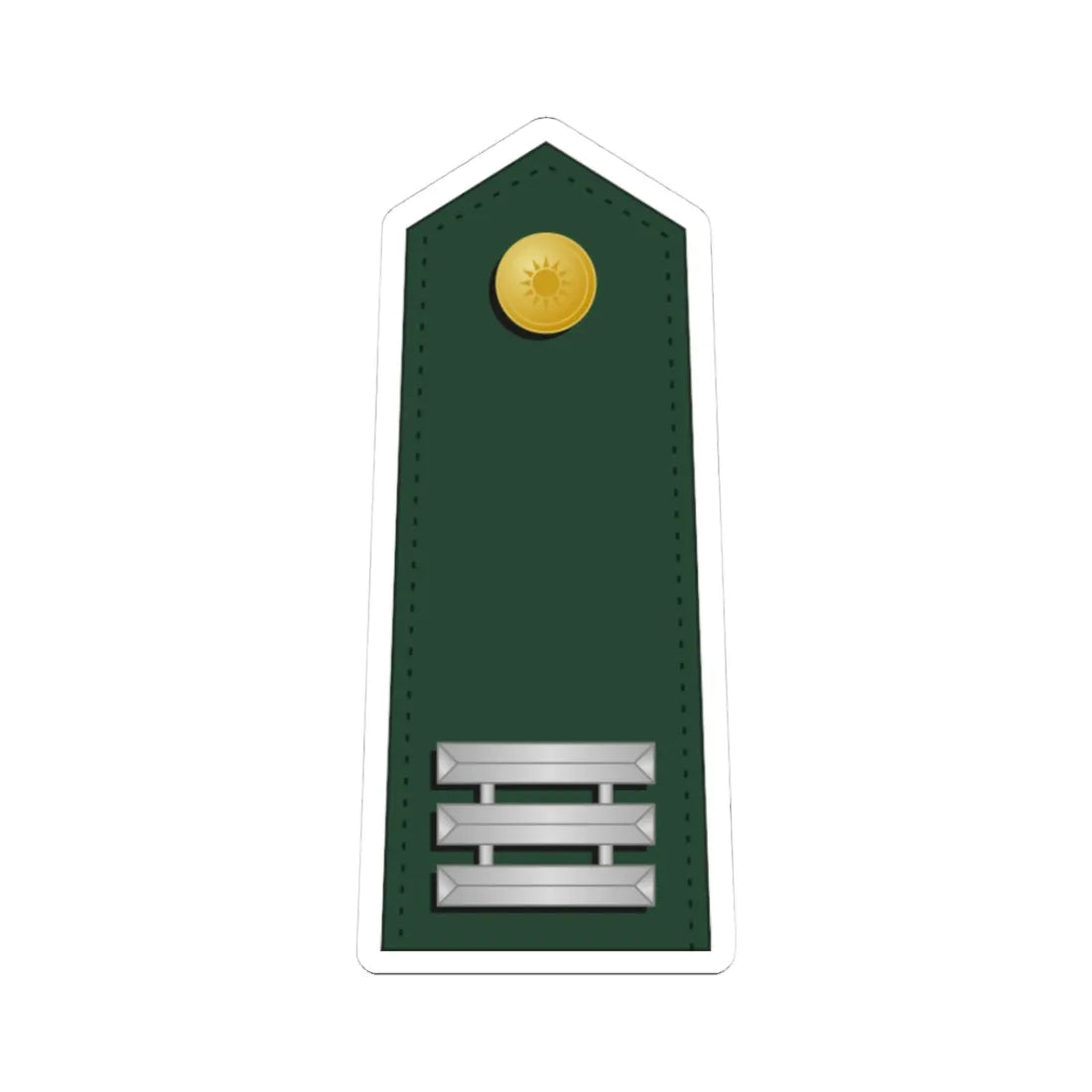 Taiwan army OF 2 1946 (China) (Military Rank) STICKER Vinyl Kiss-Cut Decal - The Sticker Space