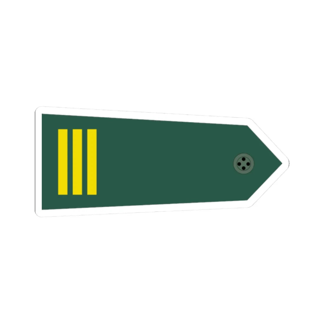 Taiwan army OF 2 H (China) (Military Rank) STICKER Vinyl Kiss-Cut Decal 2 Inch White - The Sticker Space
