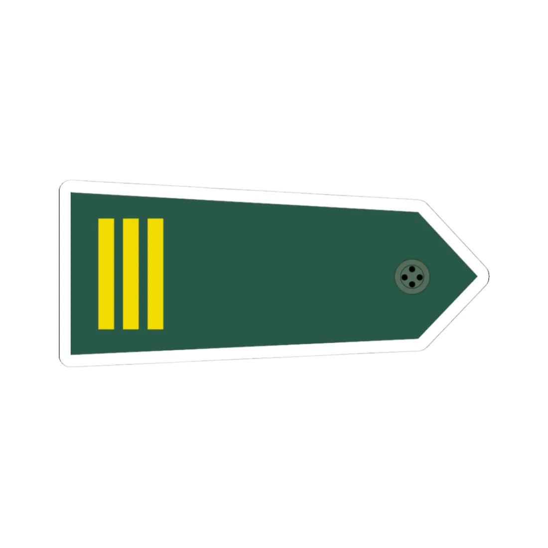 Taiwan army OF 2 H (China) (Military Rank) STICKER Vinyl Kiss-Cut Decal 3 Inch White - The Sticker Space