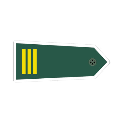 Taiwan army OF 2 H (China) (Military Rank) STICKER Vinyl Kiss-Cut Decal 3 Inch White - The Sticker Space