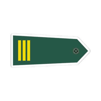 Taiwan army OF 2 H (China) (Military Rank) STICKER Vinyl Kiss-Cut Decal 4 Inch White - The Sticker Space