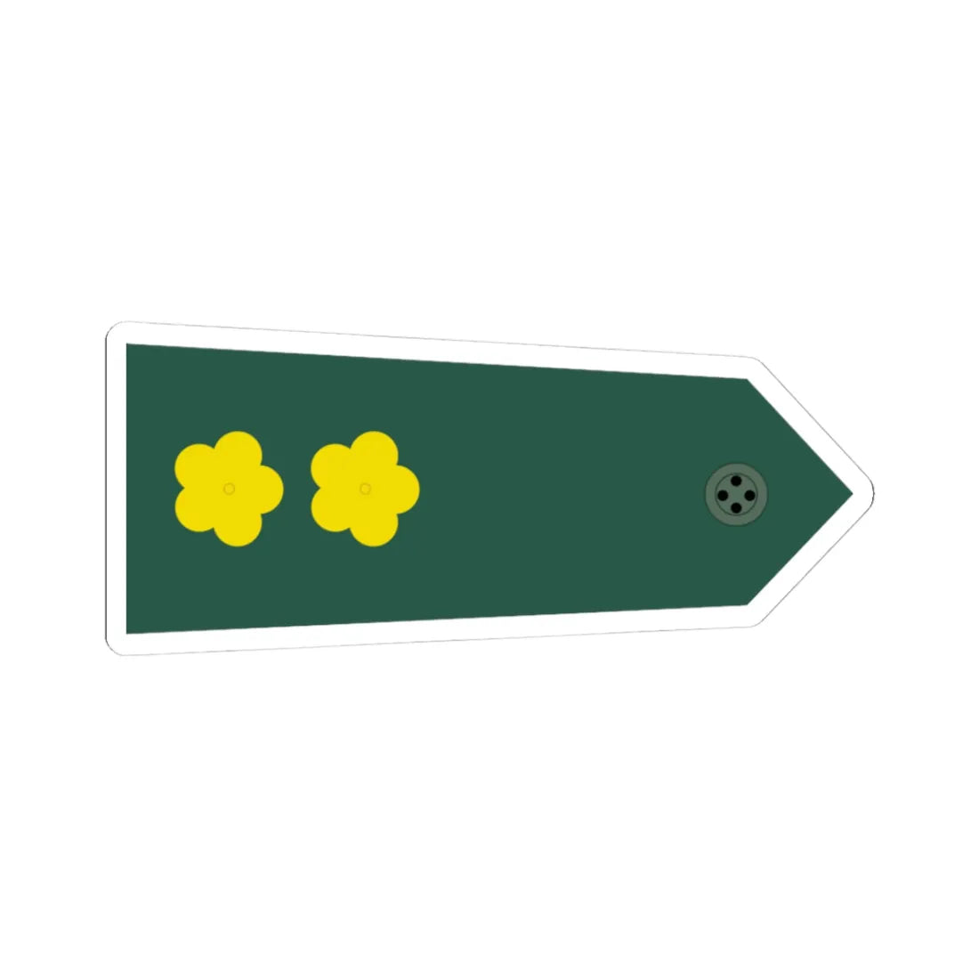 Taiwan army OF 4 H (China) (Military Rank) STICKER Vinyl Kiss-Cut Decal 3 Inch White - The Sticker Space
