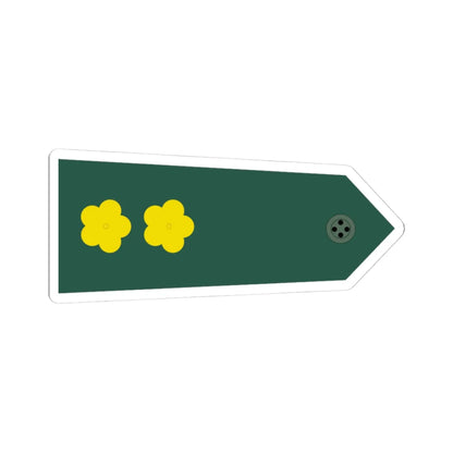 Taiwan army OF 4 H (China) (Military Rank) STICKER Vinyl Kiss-Cut Decal 3 Inch White - The Sticker Space