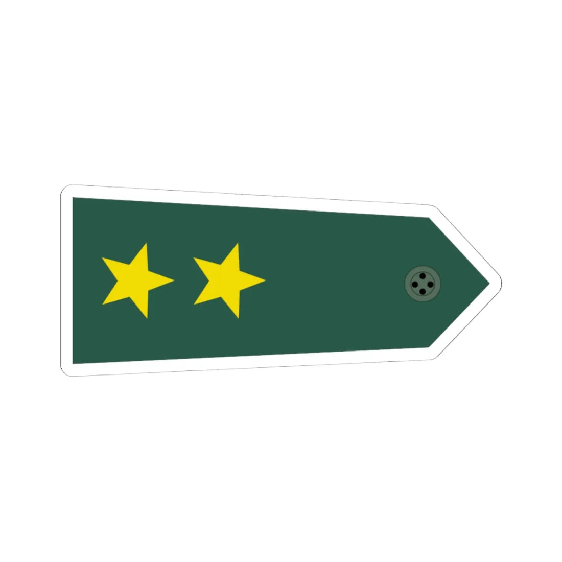 Taiwan army OF 8 H (China) (Military Rank) STICKER Vinyl Kiss-Cut Decal 4 Inch White - The Sticker Space