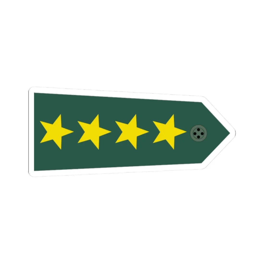 Taiwan army OF 9b H (China) (Military Rank) STICKER Vinyl Kiss-Cut Decal 2 Inch White - The Sticker Space
