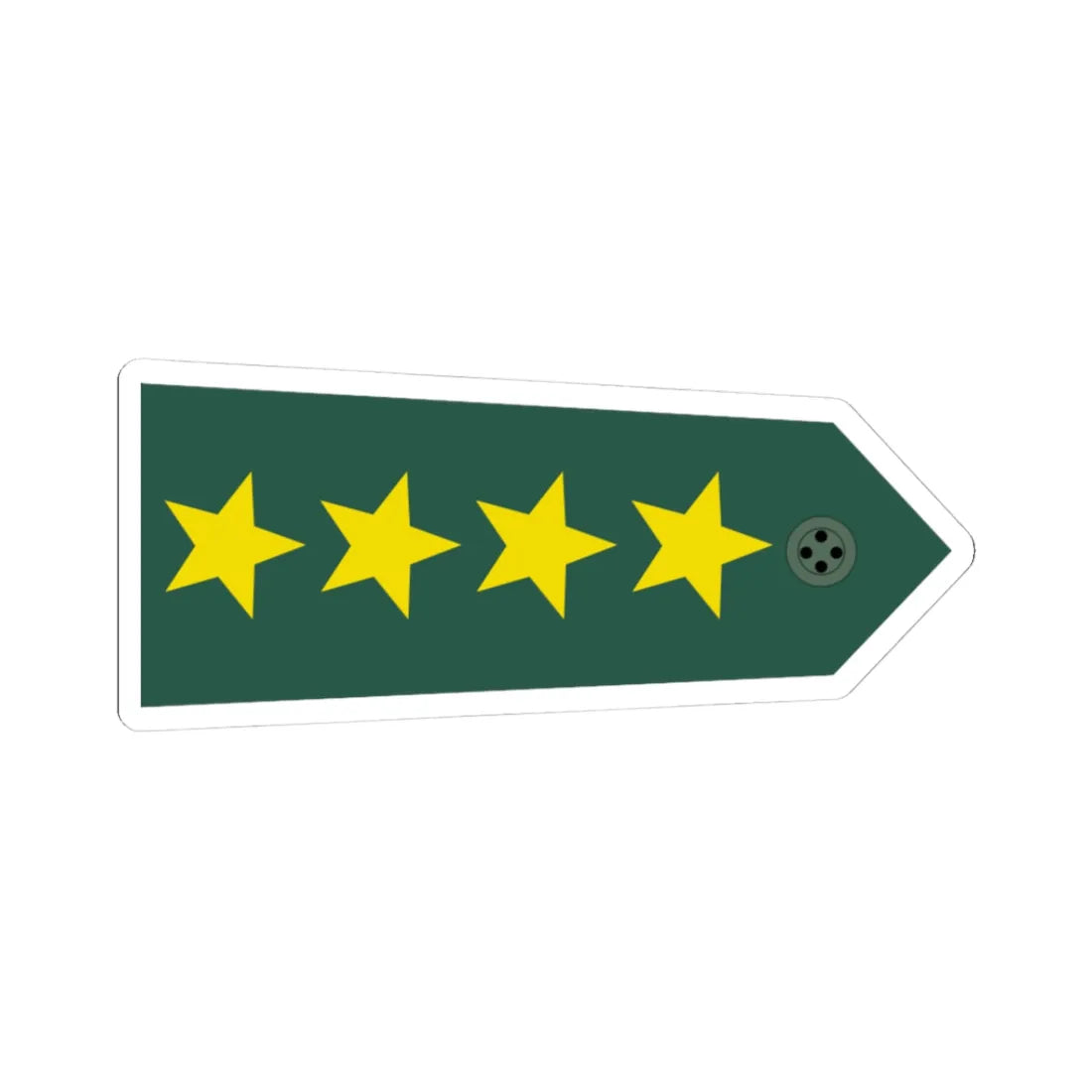 Taiwan army OF 9b H (China) (Military Rank) STICKER Vinyl Kiss-Cut Decal 3 Inch White - The Sticker Space
