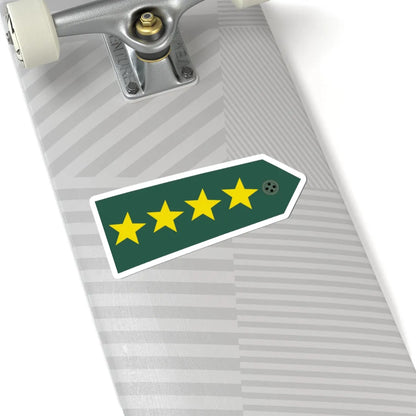 Taiwan army OF 9b H (China) (Military Rank) STICKER Vinyl Kiss-Cut Decal - The Sticker Space