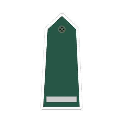 Taiwan army WO 1 (China) (Military Rank) STICKER Vinyl Kiss-Cut Decal 4 Inch White - The Sticker Space