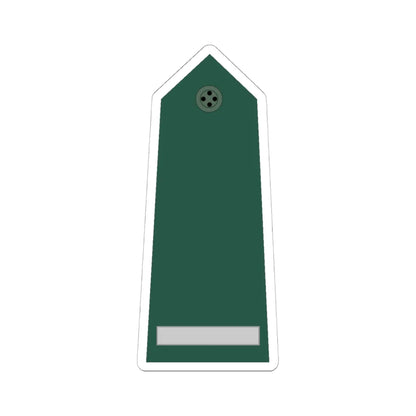 Taiwan army WO 1 (China) (Military Rank) STICKER Vinyl Kiss-Cut Decal 6 Inch White - The Sticker Space