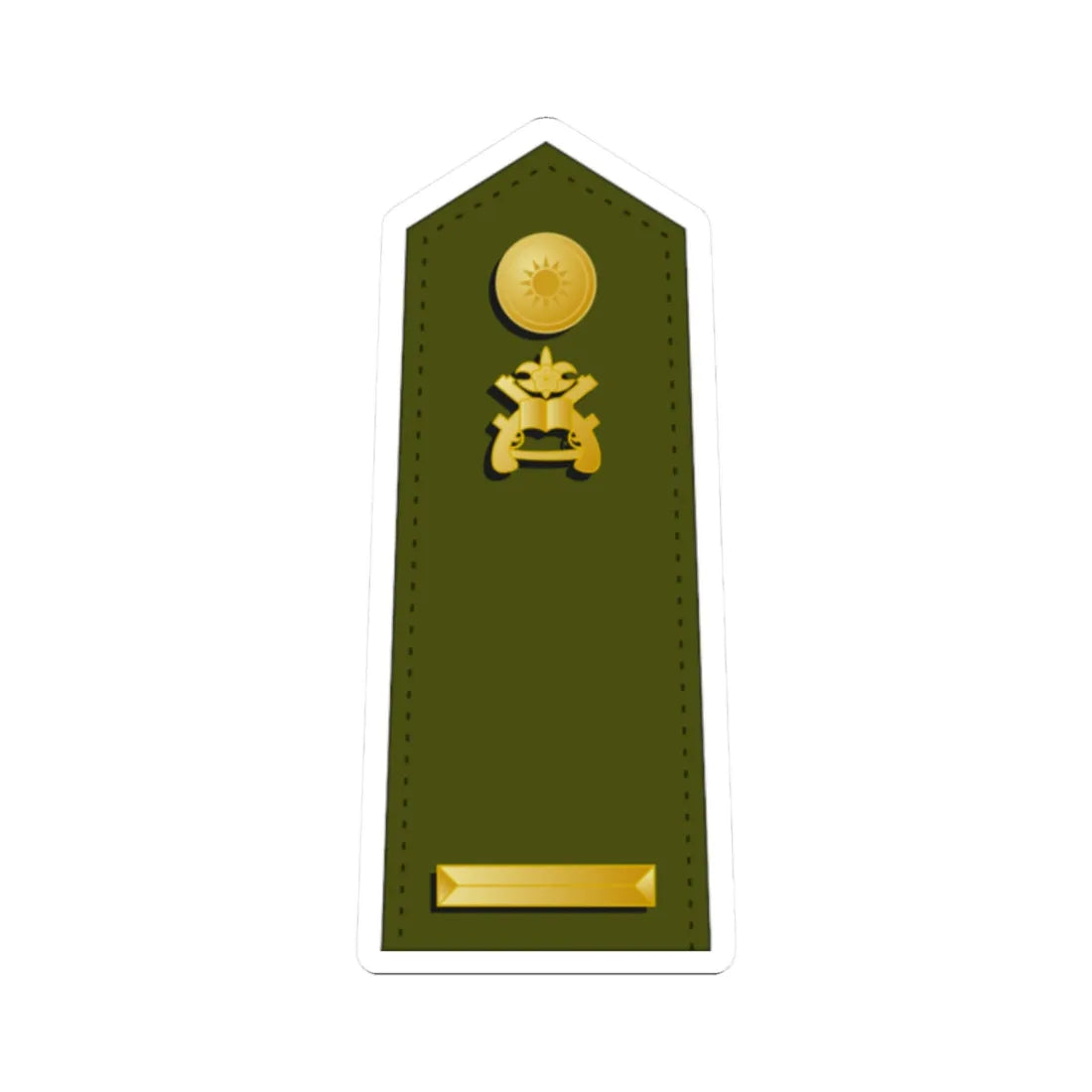 Taiwan MP OF 1b (China) (Military Rank) STICKER Vinyl Kiss-Cut Decal 2 Inch White - The Sticker Space