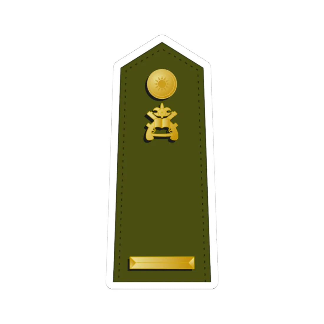 Taiwan MP OF 1b (China) (Military Rank) STICKER Vinyl Kiss-Cut Decal 3 Inch White - The Sticker Space