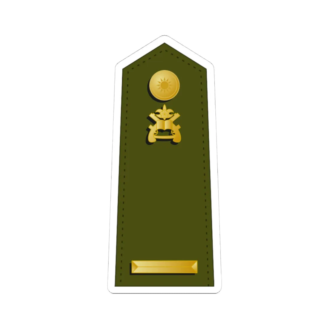 Taiwan MP OF 1b (China) (Military Rank) STICKER Vinyl Kiss-Cut Decal 4 Inch White - The Sticker Space