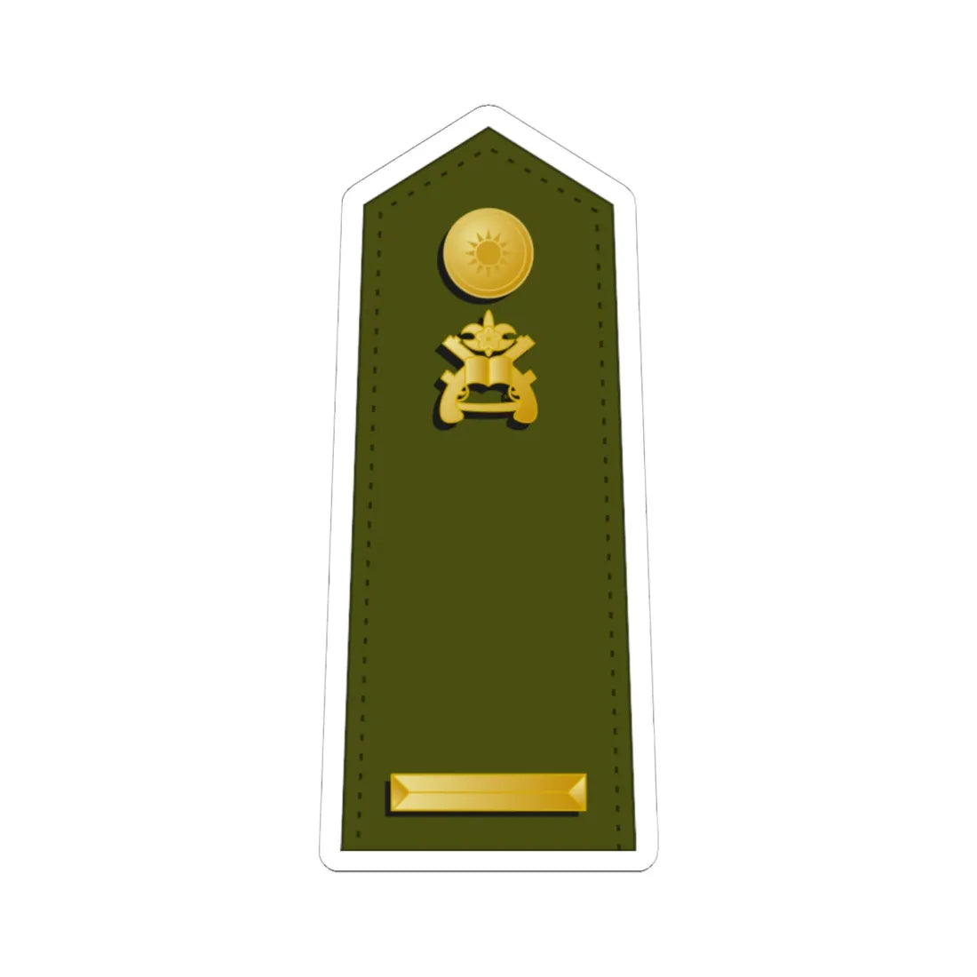 Taiwan MP OF 1b (China) (Military Rank) STICKER Vinyl Kiss-Cut Decal 6 Inch White - The Sticker Space