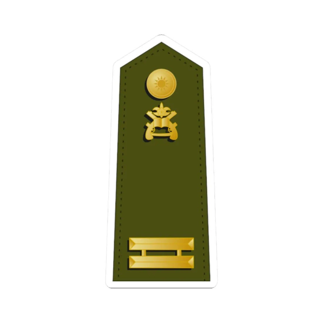 Taiwan MP OF 1c (China) (Military Rank) STICKER Vinyl Kiss-Cut Decal 2 Inch White - The Sticker Space