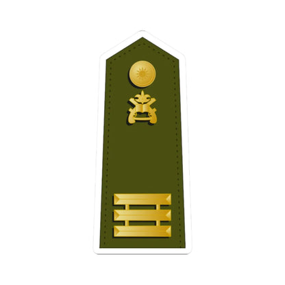 Taiwan MP OF 2 (China) (Military Rank) STICKER Vinyl Kiss-Cut Decal 2 Inch White - The Sticker Space