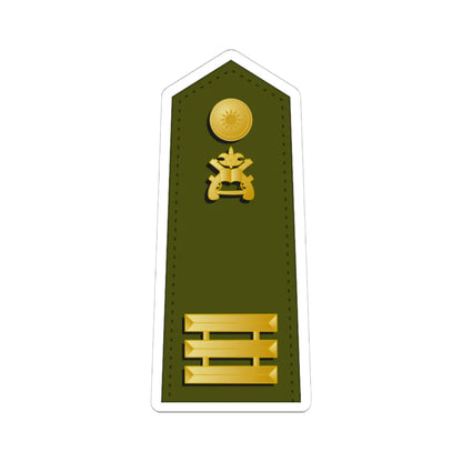 Taiwan MP OF 2 (China) (Military Rank) STICKER Vinyl Kiss-Cut Decal 6 Inch White - The Sticker Space