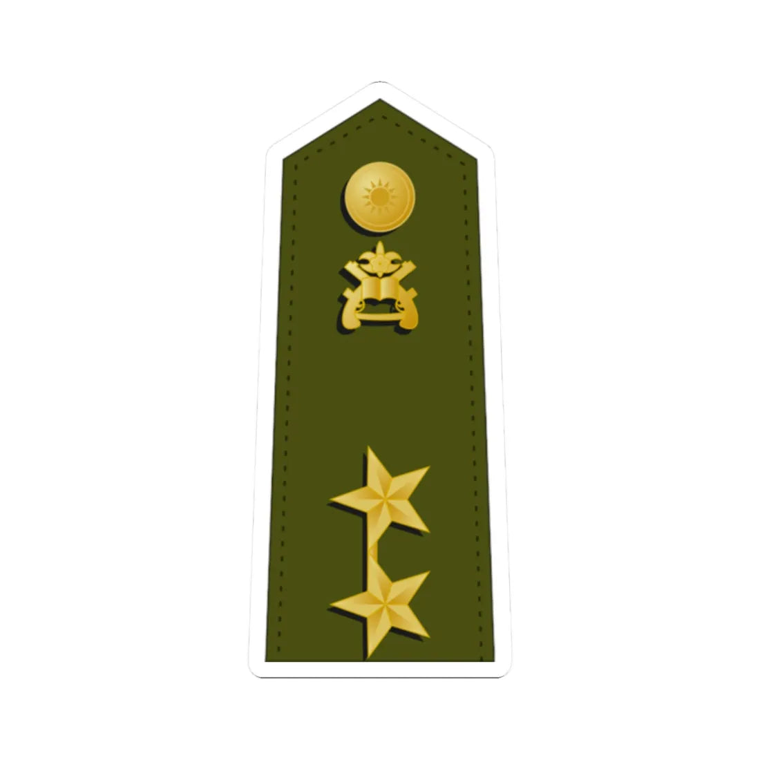 Taiwan MP OF 8 (China) (Military Rank) STICKER Vinyl Kiss-Cut Decal 2 Inch White - The Sticker Space