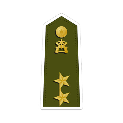 Taiwan MP OF 8 (China) (Military Rank) STICKER Vinyl Kiss-Cut Decal 4 Inch White - The Sticker Space
