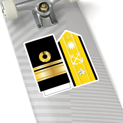 Taiwan navy OF 7 (China) (Military Rank) STICKER Vinyl Kiss-Cut Decal - The Sticker Space
