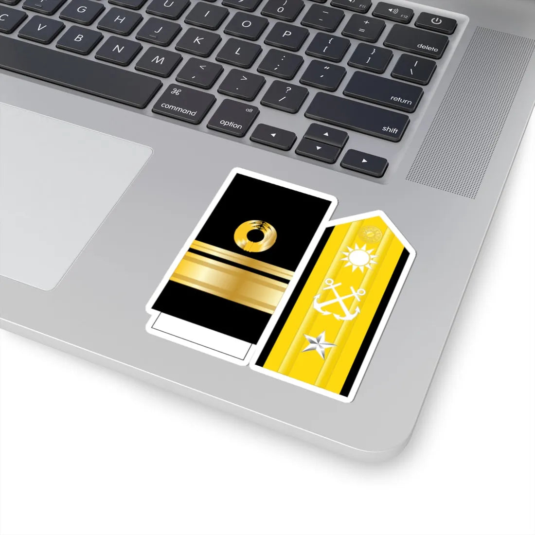 Taiwan navy OF 7 (China) (Military Rank) STICKER Vinyl Kiss-Cut Decal - The Sticker Space