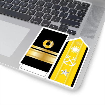 Taiwan navy OF 7 (China) (Military Rank) STICKER Vinyl Kiss-Cut Decal - The Sticker Space