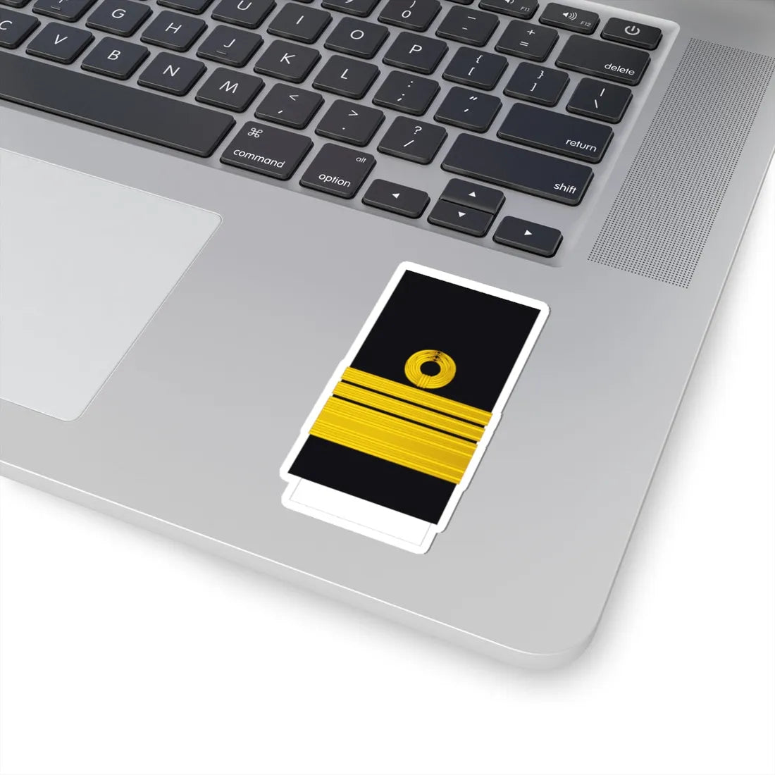 Taiwan Navy OF 8 Sleeve (China) (Military Rank) STICKER Vinyl Kiss-Cut Decal - The Sticker Space