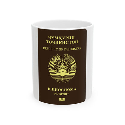 Tajikistan Passport - White Coffee Mug