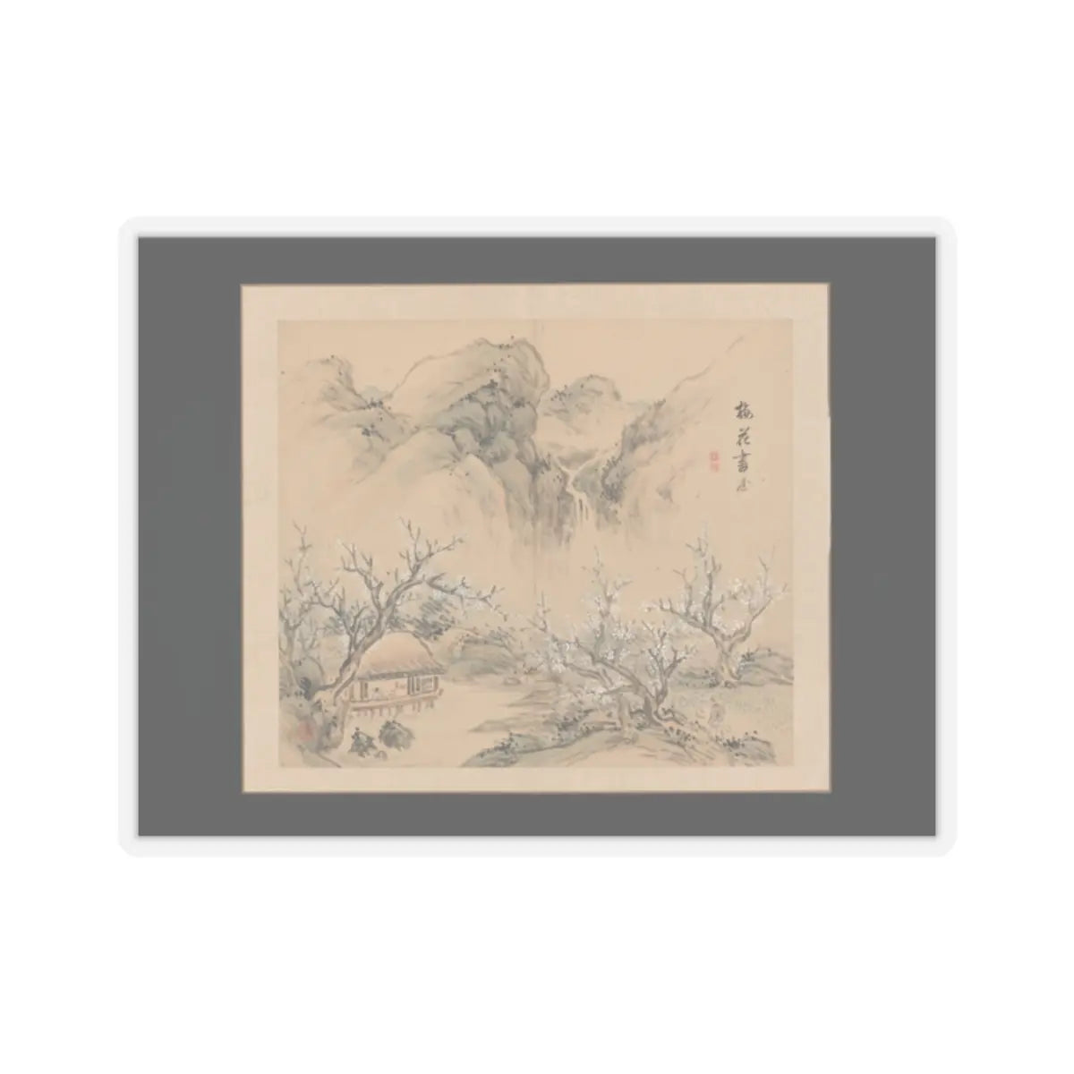 Takaku Aigai - Landscapes of the Four Seasons - 1833 v1 - STICKER Vinyl Kiss-Cut Decal