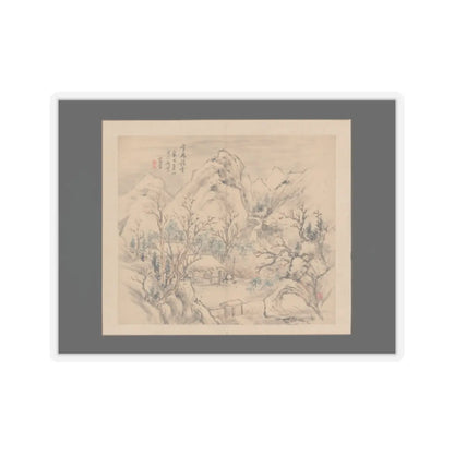Takaku Aigai - Landscapes of the Four Seasons - 1833 v14 - STICKER Vinyl Kiss-Cut Decal
