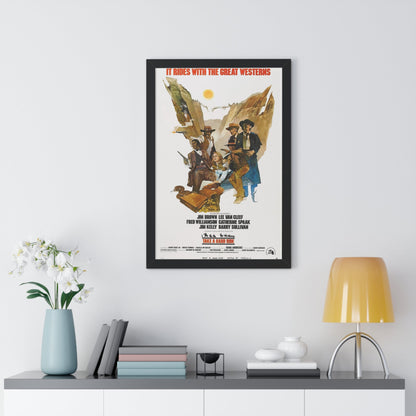 TAKE A HARD RIDE 1975 - Framed Movie Poster-The Sticker Space