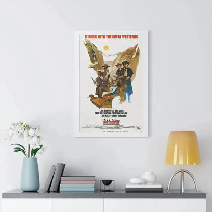 TAKE A HARD RIDE 1975 - Framed Movie Poster - The Sticker Space