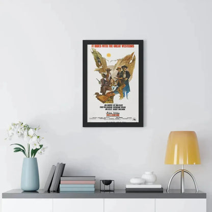 TAKE A HARD RIDE 1975 - Framed Movie Poster - The Sticker Space